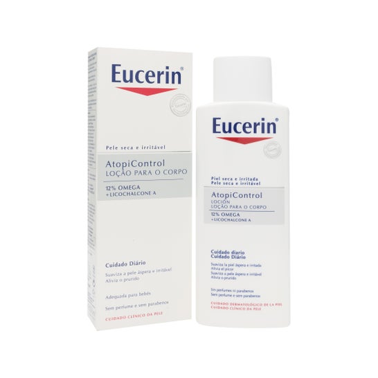 Eucerin Emollient Corps Calmant 12%Oméga 250ml