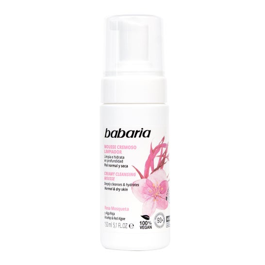 Babaria Rose Musquée Lait Démaquillant Peaux Normales et Sèches 150ml