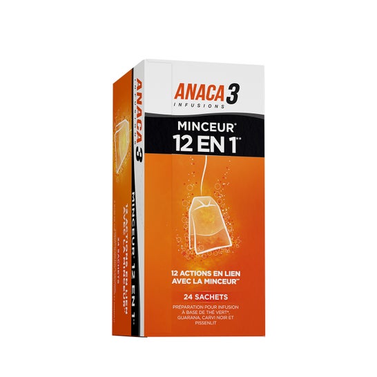 Anaca3 Infusion Minceur 12 en 1 24 Sticks
