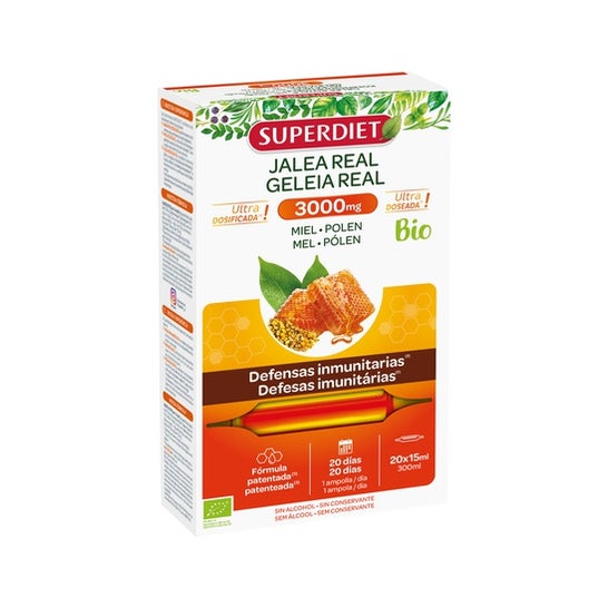 Super Diet Suplemento Jalea Real Bio Ampollas 20x15ml