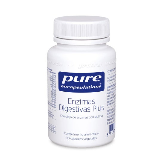Encapsulations pures Enzymes digestives Plus 90 Capsules