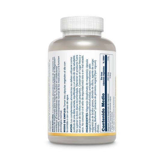 Solaray Magnesium Bisglycinate 120comp