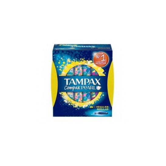 Tampax Compak Pearl Régulier 8 tampons
