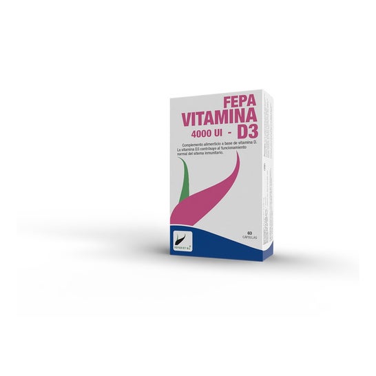 Fepadiet Vitamina D3 4000Ui 60caps