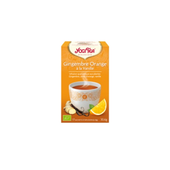Yogi Tea Gingembre Orange · La Vanille 17 Sachets 30,6G