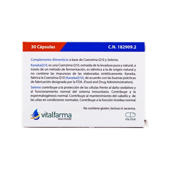 Vitalfarma Coenzyme Q10 Select 40 Mg 30 Capsules 30 Capsules