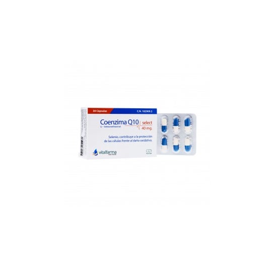 Vitalfarma Coenzyme Q10 Select 40 Mg 30 Capsules 30 Capsules