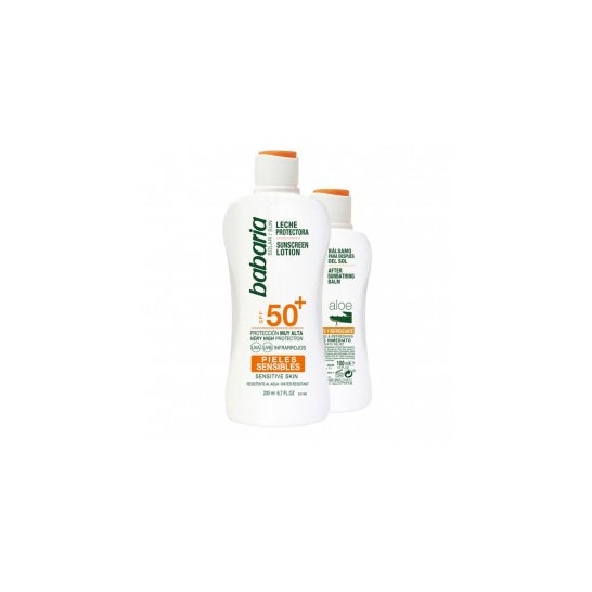 Babaria Lait Solaire Peau Sensible au Lait Solaire Peau Sensible Spf50+ 200ml + After