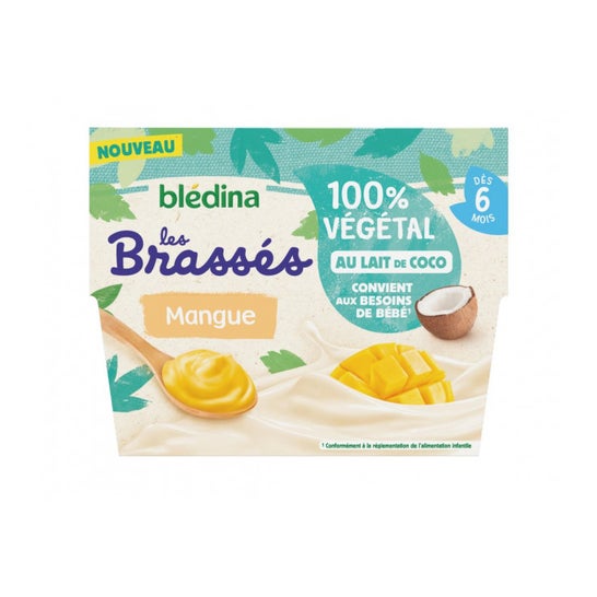 Blédina Brasse 100% Veg Mangue 4x95g