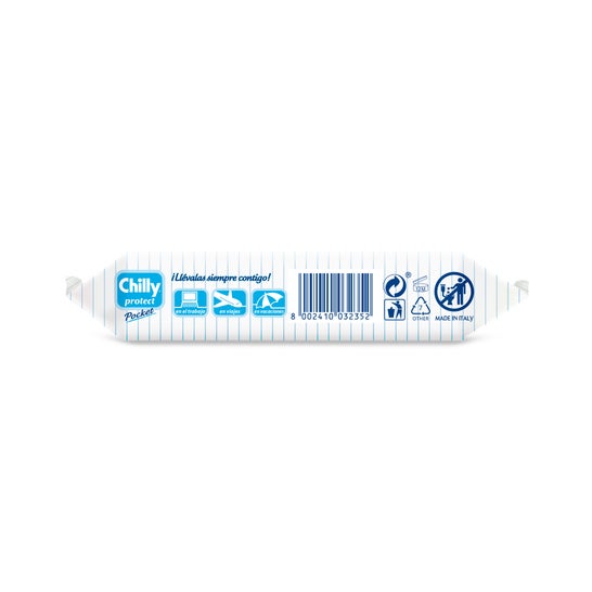Chilly™ Les lingettes de poche protègent 12 Unités