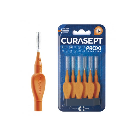 Curasept Proxi T14 Pinceau Interdentaire Orange 6uts