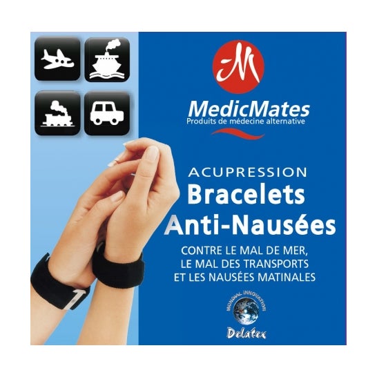 6 Paires Bracelet Anti Nausée, Bracelet Mal des Transports, Bracelets  dacupression Anti-nausées pour les Enfants, les Adulte