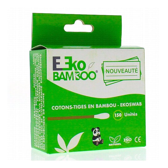EkoBamboo Cotons-Tiges en Bambou 150uts
