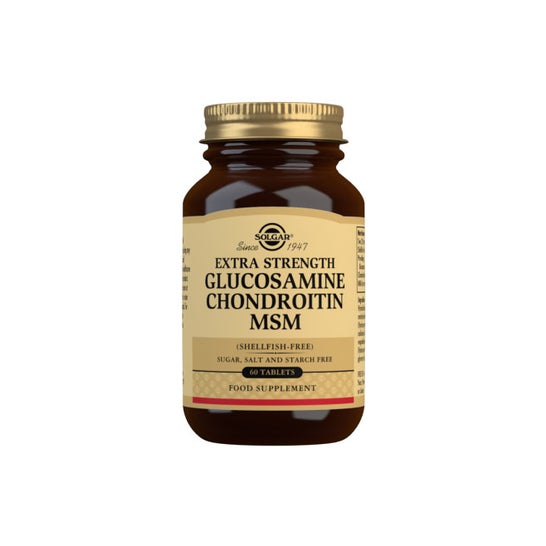 Solgar glucosamine Chondroïtine Msm Complexe 60 Comprimés