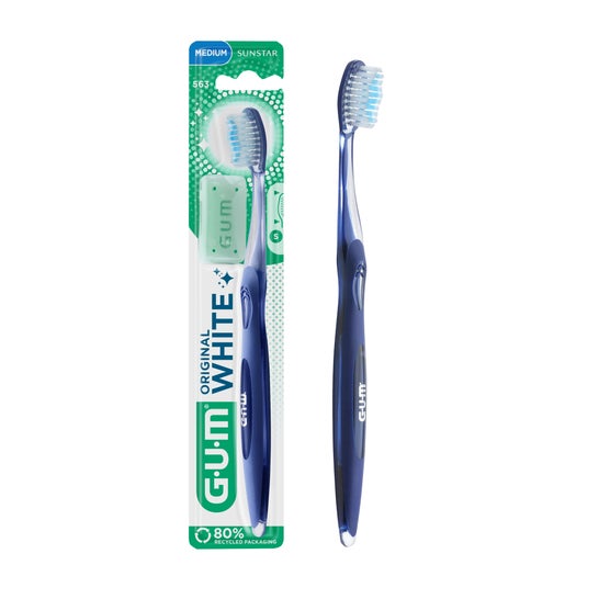GUM Original White Brosse à Dents Medium