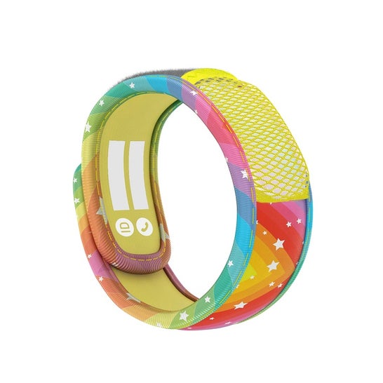 Para'Kito Kids Bracelet Anti-Moustique Rainbow 1ut