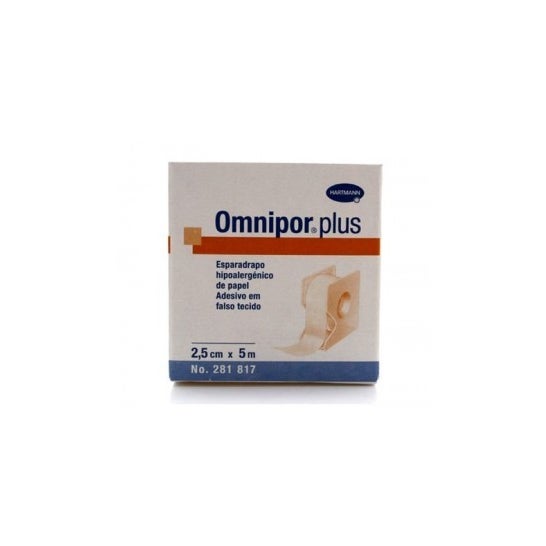 Omnipor ruban adhésif hypoallergénique papier 5mx2,5cm