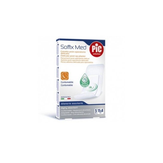 Pic Soffix Med Antibactérien Post Op Enveloppe adhésive 15 X 8 C