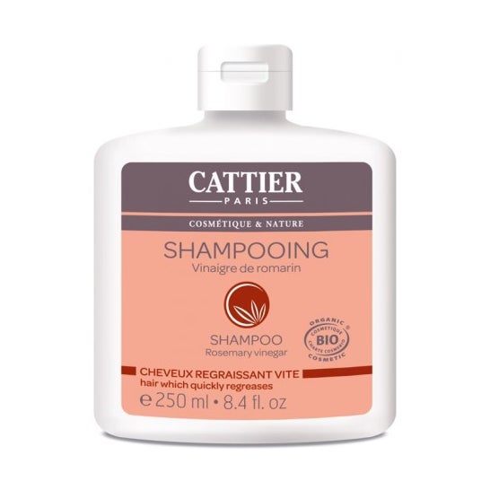 Cattier Shampooing Vinaigre De Romarin Cheveux Regraissant Vite 250ml