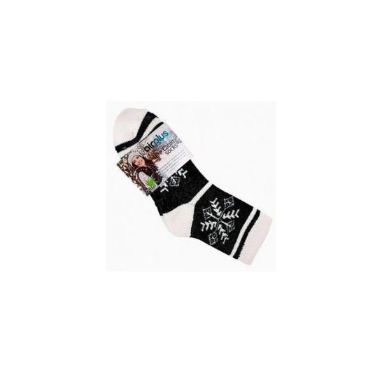 Airplus Chaussette Cabin Flocon Noir 1 Paire