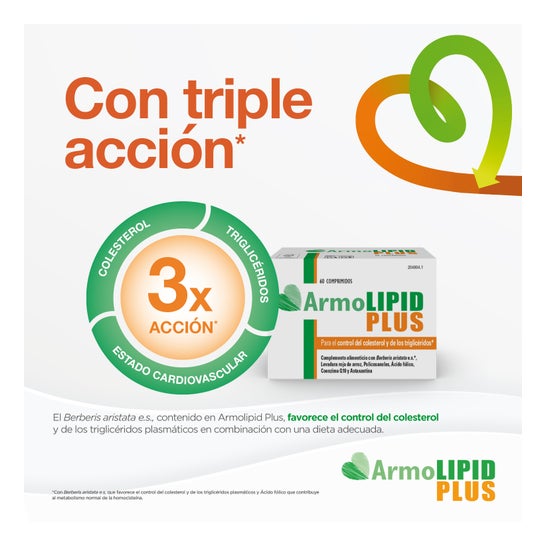 ArmoLIPID Plus Control Cholestérol 60 Comprimés