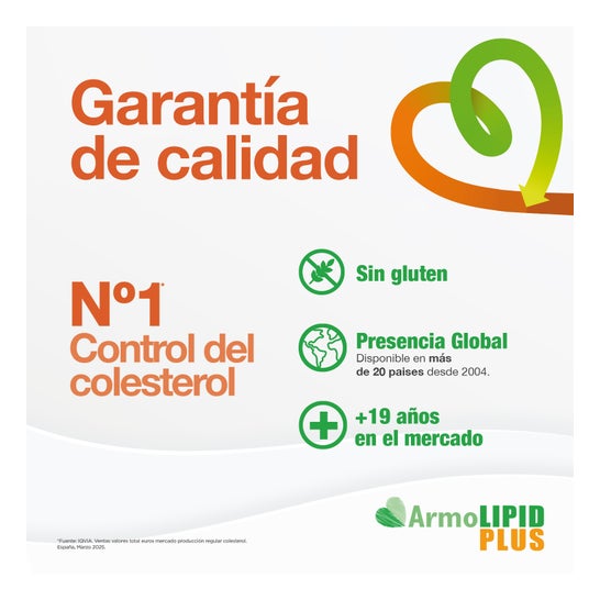ArmoLIPID Plus Control Cholestérol 60 Comprimés