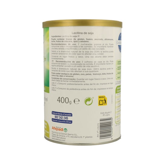 Dietisa Savid Ip Soya Lécithine de soja 400g