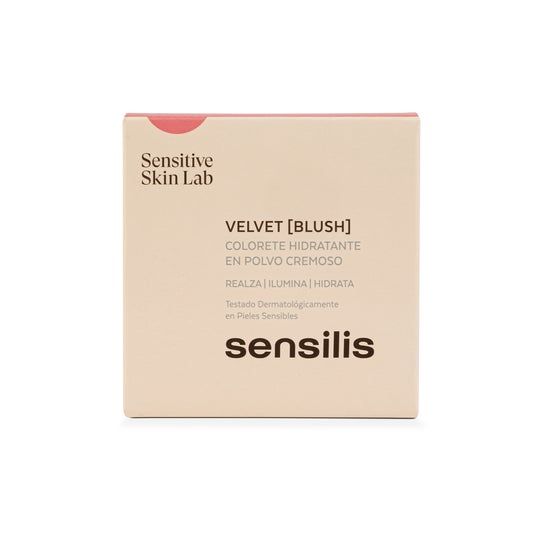 Sensilis Velvet Blush Blush Poudre Hydratante 01 Romantic Prune 10g