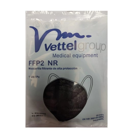 Vettel Group Masque FFP2 NR Noir