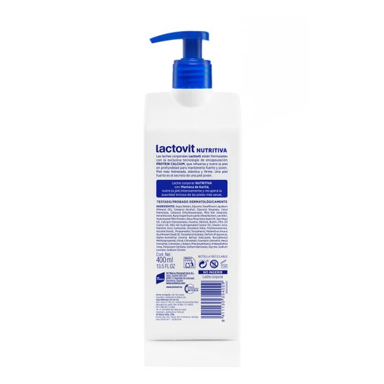 Lactovit Lait Corporel Nourrissant 400ml