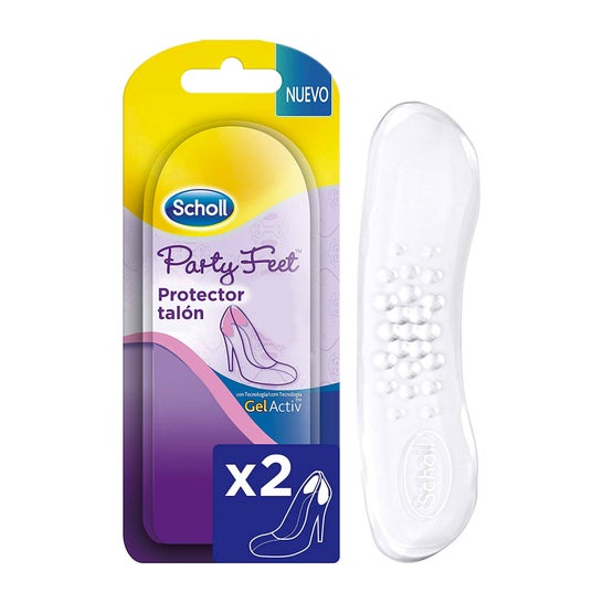 Scholl Party Feet Protecteurs talon en gel 1 paire