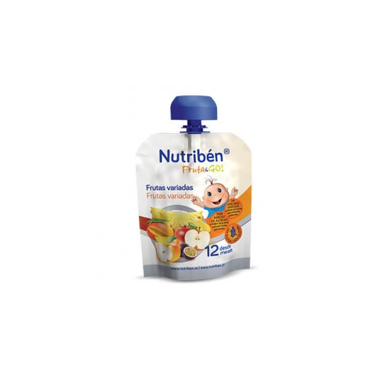 Nutriben Fruit&Go Varied Fruit 90 g
