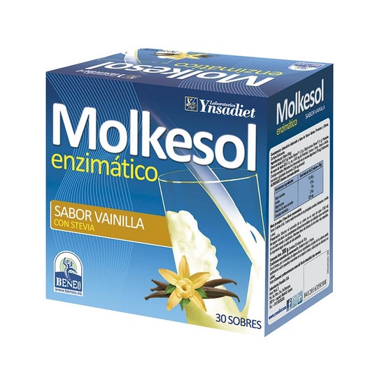 Ynsadiet Molkesol Saveur vanille enzymatique 30 sachets