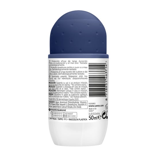 Sanex Men Active Roll-On 48H Déodorant 45ml