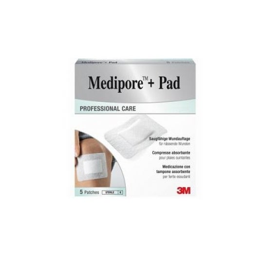 Medipore+Pad Med 10X10Cm 5Pcs