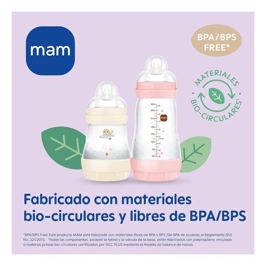 Mam Biberón Anti Cólicos Azul 1ud Mam Biberón Anti Cólicos Azul 1ud