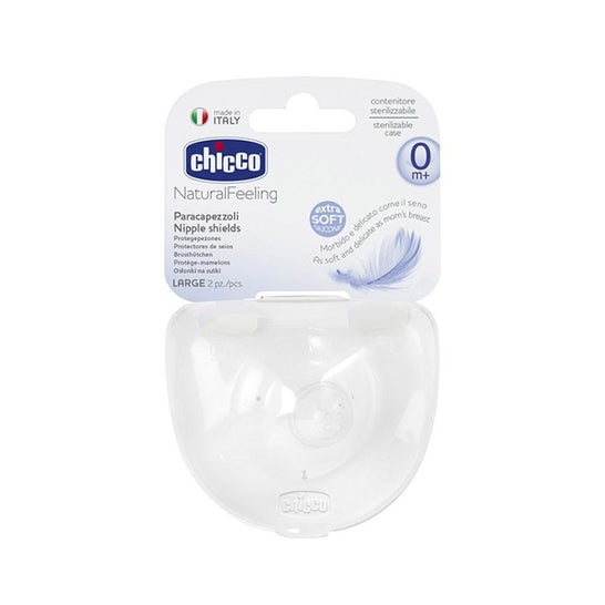 Chicco™ Protection de mamelon en silicone t-large 2 Unités