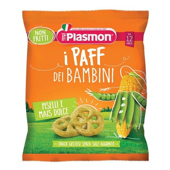 Plasmon Paff Snack Pois Maïs Doux 15g