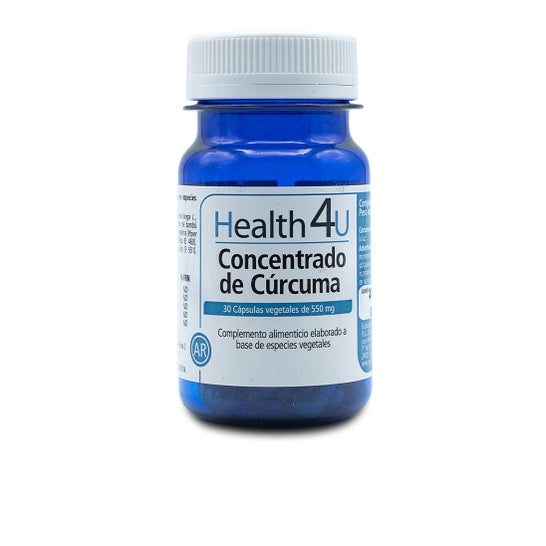 Health 4U Concentré de Curcuma 30 Gélules Végétales 550mg