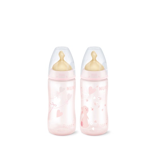 Nuk™ biberón First Choice tetina látex orificio M talla 1 300ml 1ud 1ud