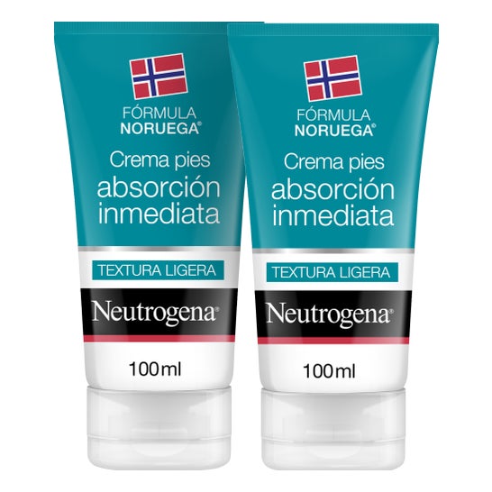 Neutrogena® Crème pour les pieds à absorption immédiate 2x100ml