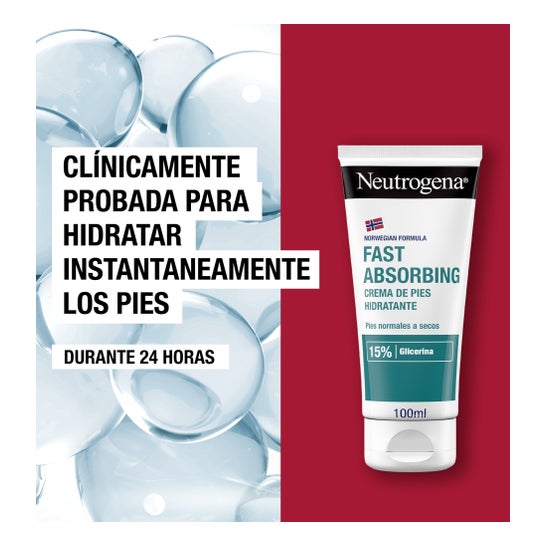 Neutrogena® Crème Pieds Absorption Immédiate 2x100ml