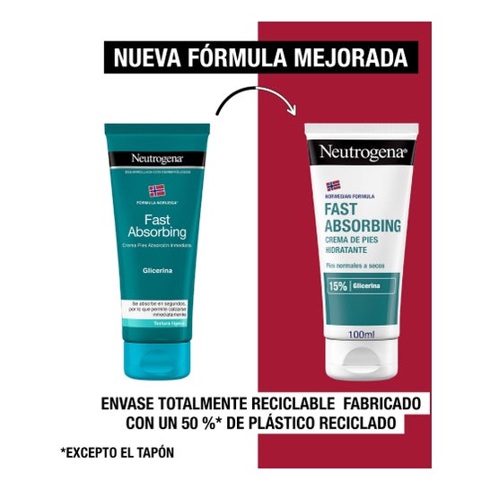 Neutrogena® Crème Pieds Absorption Immédiate 2x100ml