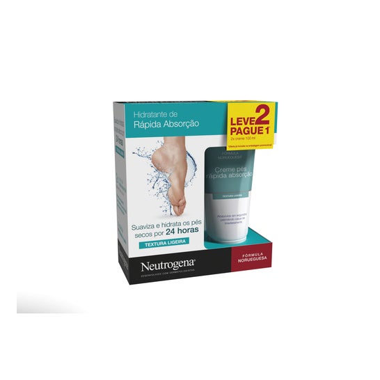 Neutrogena® Crème pour les pieds à absorption immédiate 2x100ml