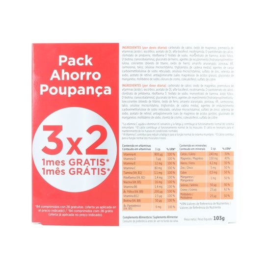 Forté Pharma Multivit Adulte 84 compr.
