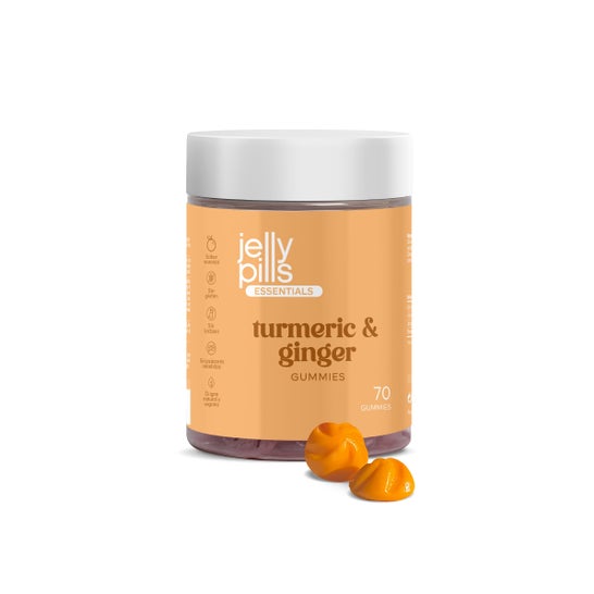 Jelly Pills® Essentials Turmeric & Ginger 70 Gummies
