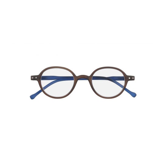 Lunettes Silac Marron & Bleu 2.50 1pièce