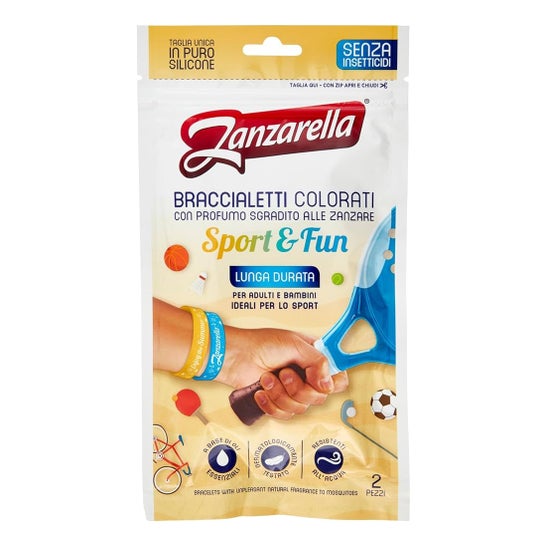 Zanzarella Bracelets Colorés Sport & Fun 2uts