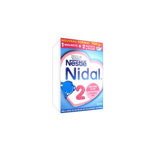 Nestlé Nidal Lait 2ème Age Bag In Box 350g lot de 2