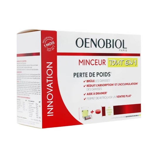 Oenobiol Minceur Tout En 1 30 sticks + 60 Comprimés